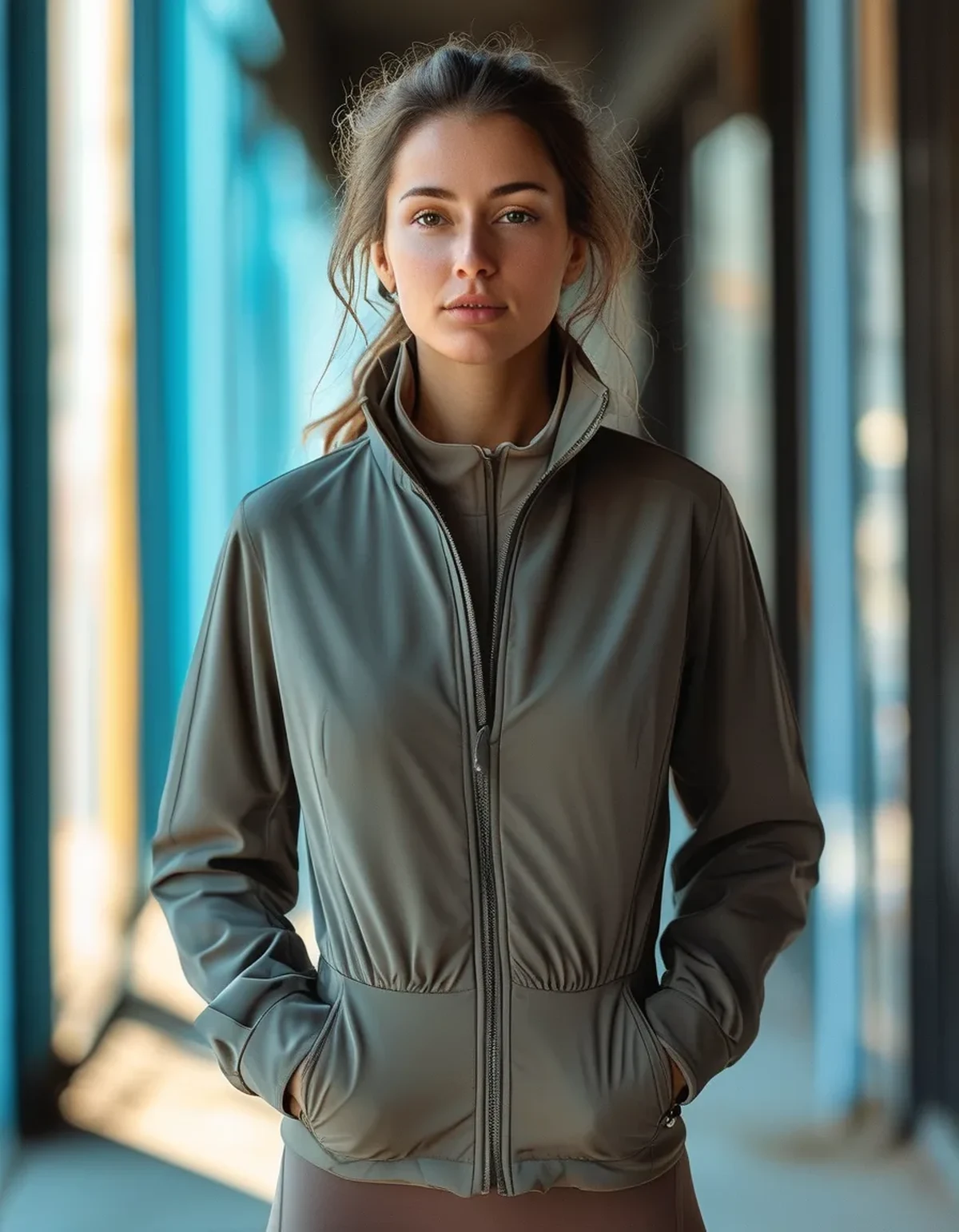 The Shoulder Seam Decides Whether a Tracksuit Jacket Looks Sharp